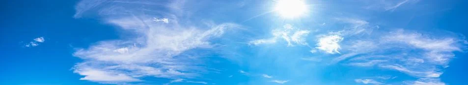 Blue sky clouds for background Stock Photos