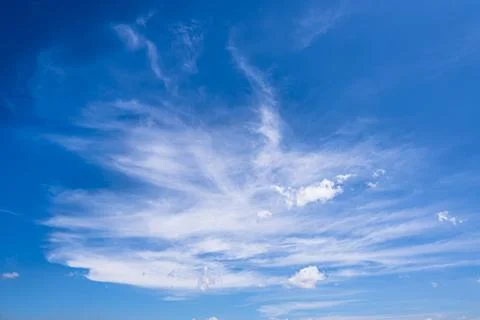 Blue sky clouds for background Stock Photos