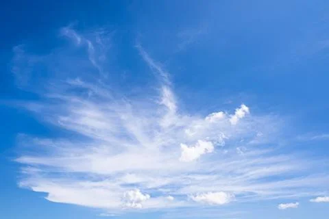 Blue sky clouds for background Stock Photos