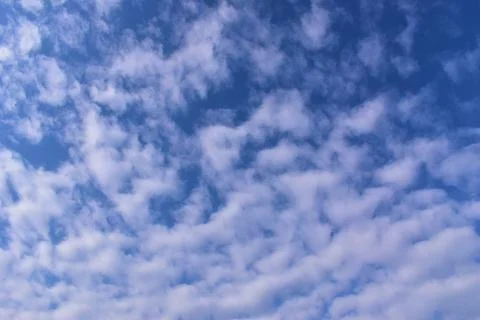 Blue sky with clouds background Stock Photos