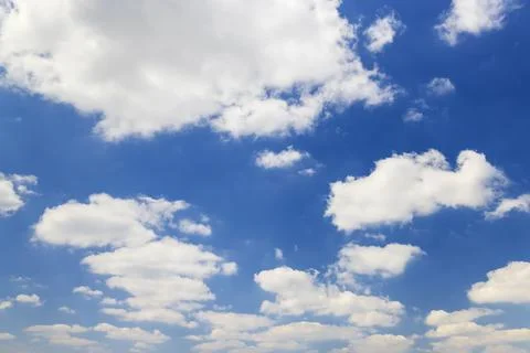 Blue sky with clouds as background 스톡 사진