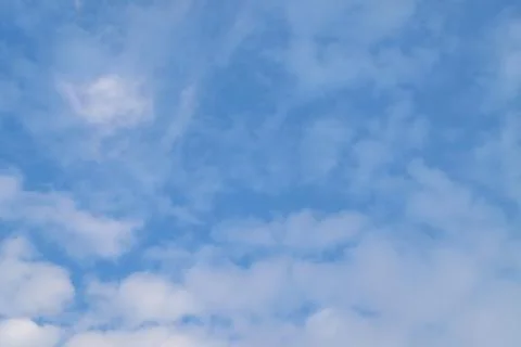 Blue sky with clouds background Stock Photos