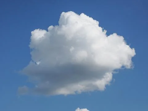 Blue sky with clouds background Foto stock