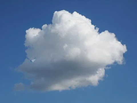 Blue sky with clouds background Stock Photos