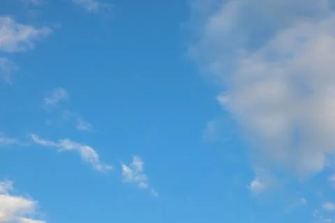 Blue Sky with Clouds Background 스톡 사진