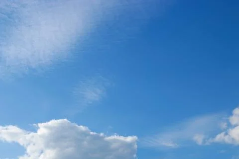 Blue sky with clouds background, sky with clouds. Foto stock