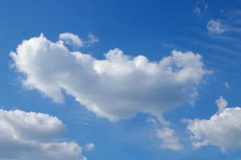 Blue sky with clouds background, sky with clouds. Foto stock