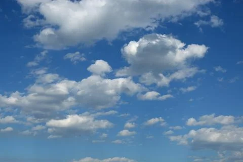 Blue sky with clouds background, sky with clouds. Foto stock
