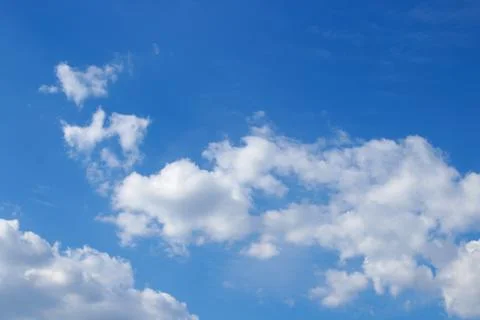 Blue sky with clouds background, sky with clouds. Stock-Fotos