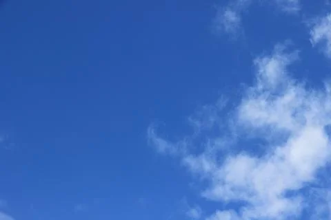 Blue sky with clouds background.It's beautiful and natural. Stock Photos