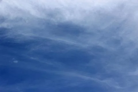 Blue sky with clouds background.It's beautiful and natural. Stock Photos
