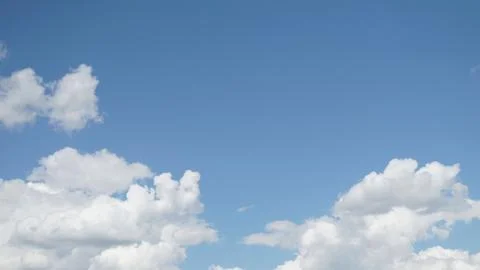 Blue sky with a clouds in a clear day background 스톡 사진