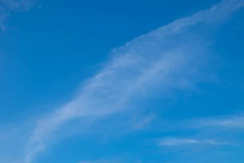 Blue sky with clouds closeup Stock Photos