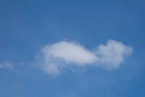 Blue sky with clouds closeup Stock Photos