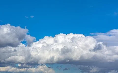 Blue sky with clouds. Cloud texture. Stock Photos