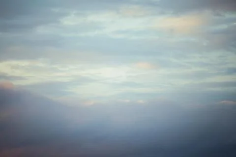 Blue sky with clouds. Clouds in the dark sky. Foto stock