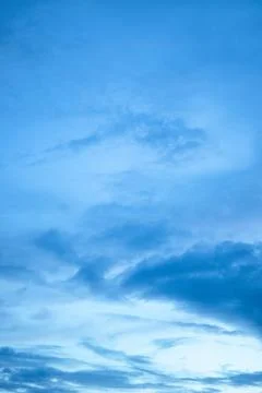 Blue Sky with Clouds Cloudscape Background 스톡 사진