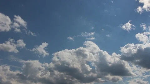 Blue Sky Clouds into Darkness main Stock Footage 99399215