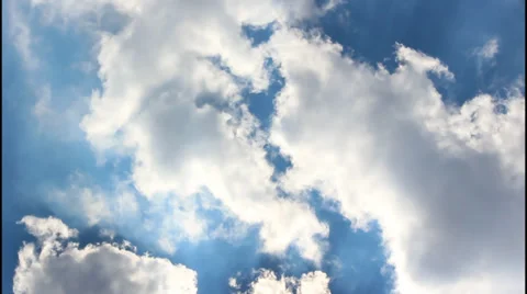 Blue sky, clouds Video stock 32255063