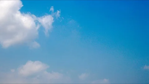 Blue sky with clouds Stock Footage 102665071