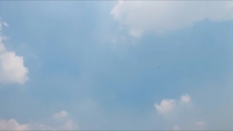 Blue sky with clouds Stock Footage 102836330