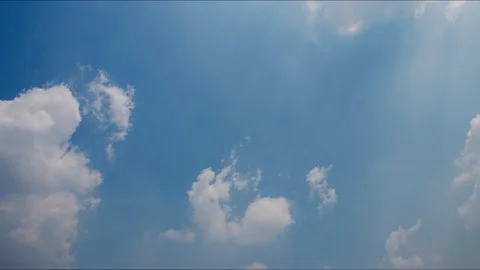 Blue sky with clouds Stock Footage 102836362