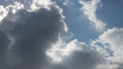 Blue sky with clouds Stockbeeldmateriaal 104247102