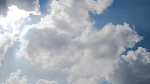 Blue sky with clouds Stock Footage 104500035