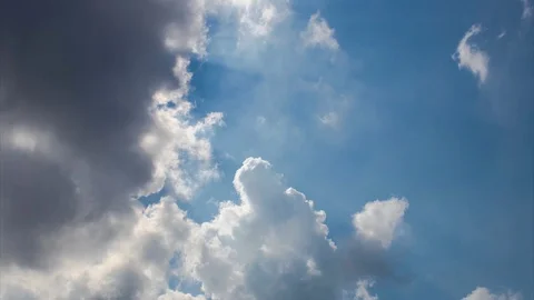 Blue sky with clouds Stock Footage 104500072