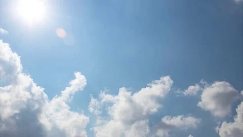 Blue sky with clouds Stock Footage 104500125
