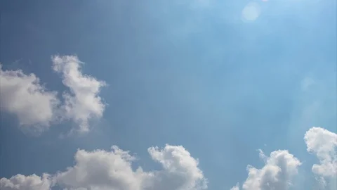 Blue sky with clouds Stock Footage 104500177