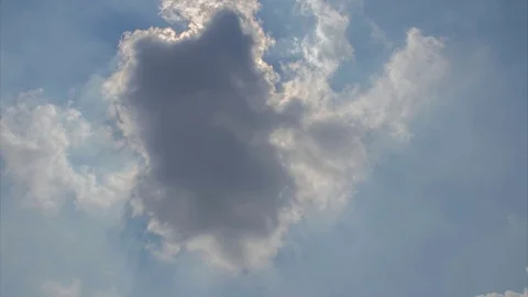 Blue sky with clouds Stockbeeldmateriaal 104540624