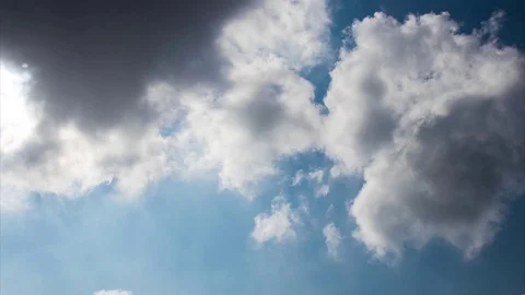 Blue sky with clouds Stock Footage 104540659
