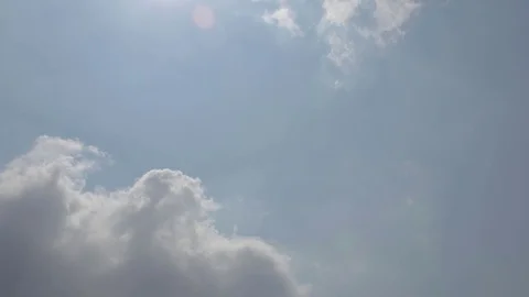 Blue sky with clouds Stock Footage 104623789