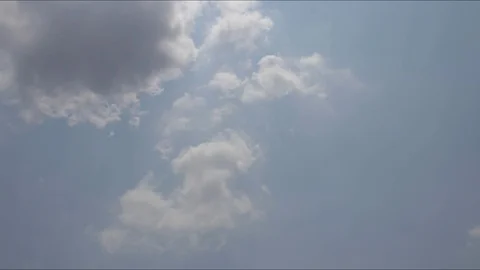 Blue sky with clouds Stock Footage 104623854