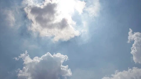 Blue sky with clouds Stock Footage 104700430