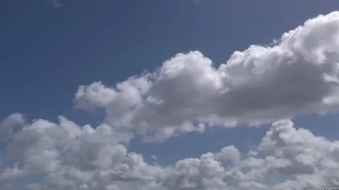 Blue sky with clouds Stock Footage 132011889