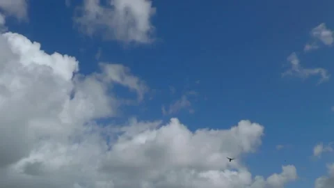 Blue sky with clouds Stock Footage 132011999