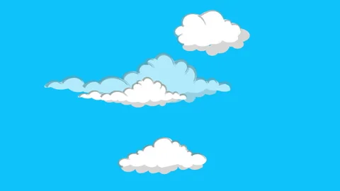 Blue sky with clouds Stock Footage 150678876