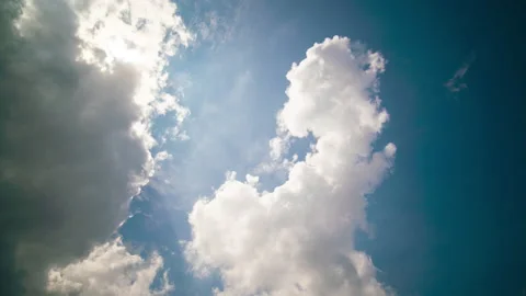 Blue sky with clouds  Stock Footage 233792398