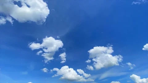 Blue sky with clouds Video stock 249162713