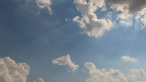 Blue sky with clouds Stock Footage 254037451