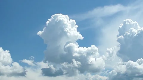 Blue sky clouds Video stock 285885321