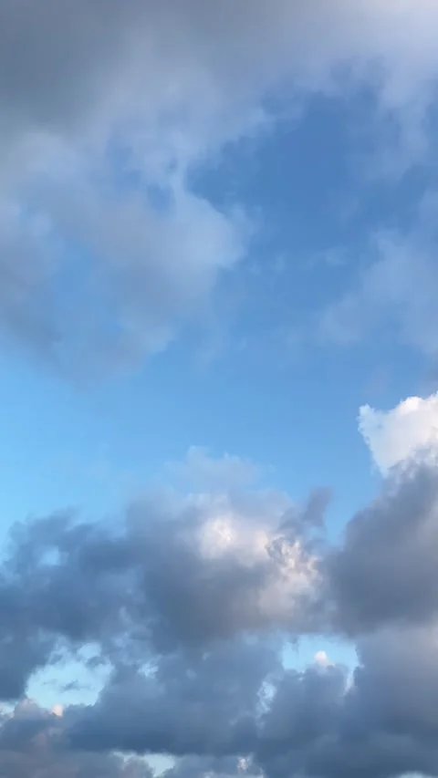 Blue sky with clouds Stock Footage 340004891