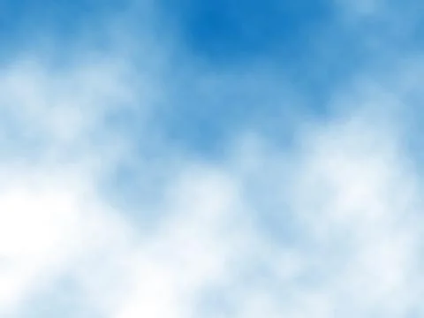 Blue sky clouds Illustrazione stock