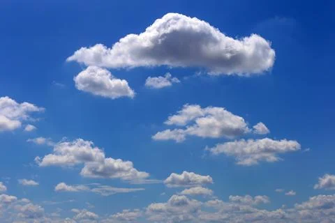Blue sky with clouds Stock Illustration