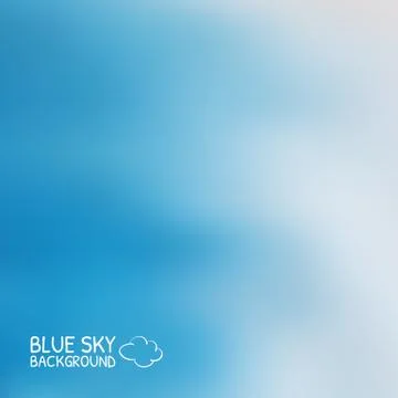 Blue sky with clouds. illustrator background. イラスト素材