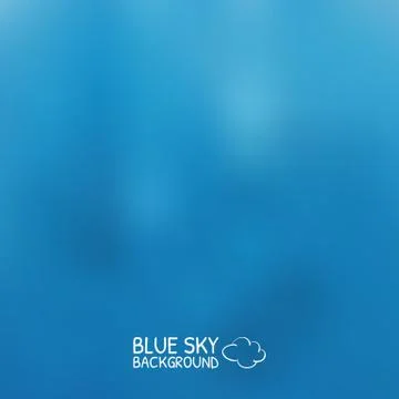 Blue sky with clouds. illustrator background. Illustrazione stock