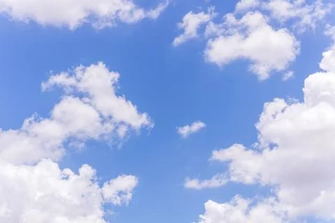 Blue sky with clouds nature for background Stock Photos