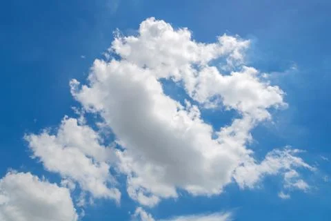 Blue sky with clouds nature for background Stock Photos